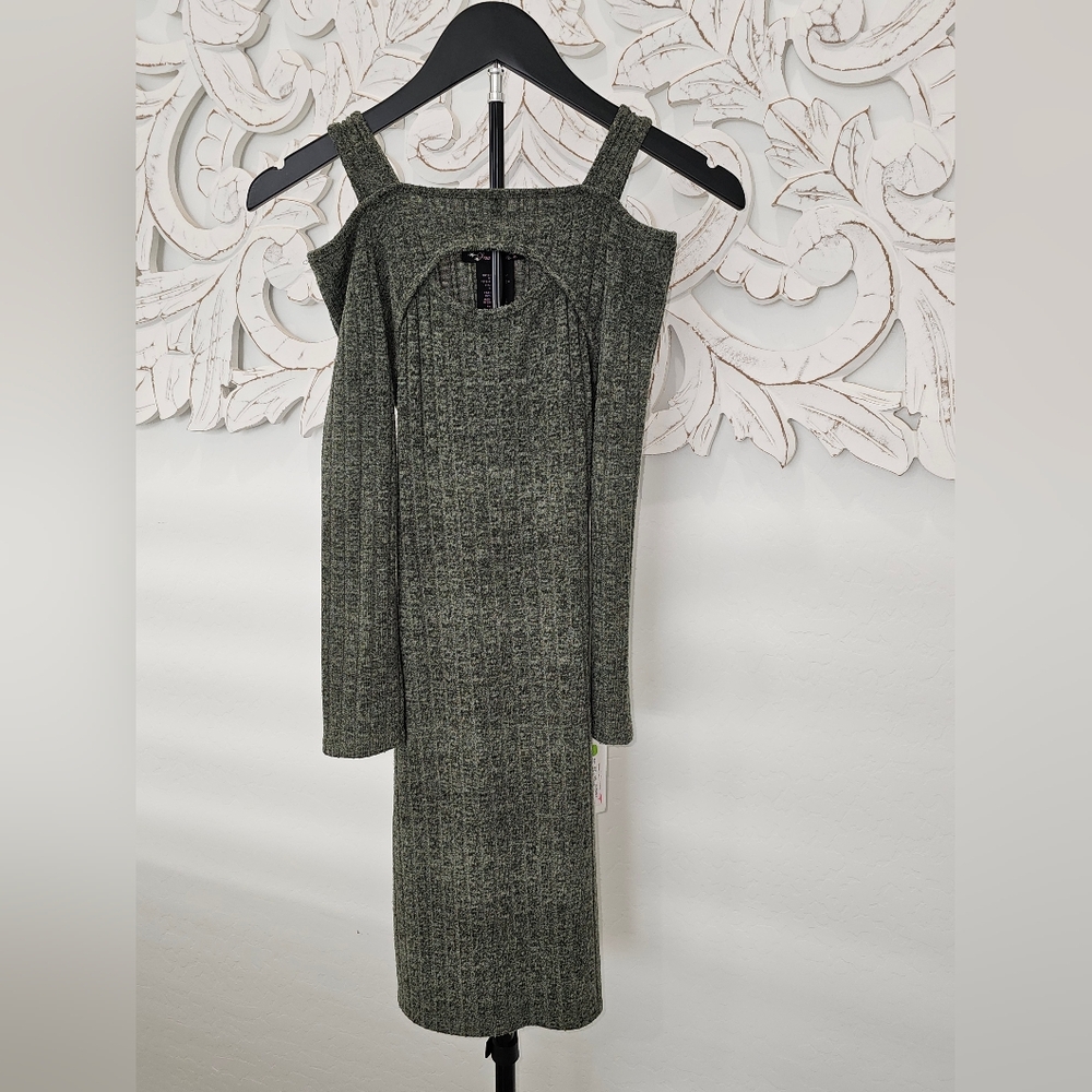 NWT Xtraordinary Girl's Casual Dress in Olive Green